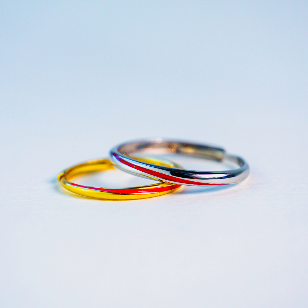 Anello "Filo Rosso Del Destino"