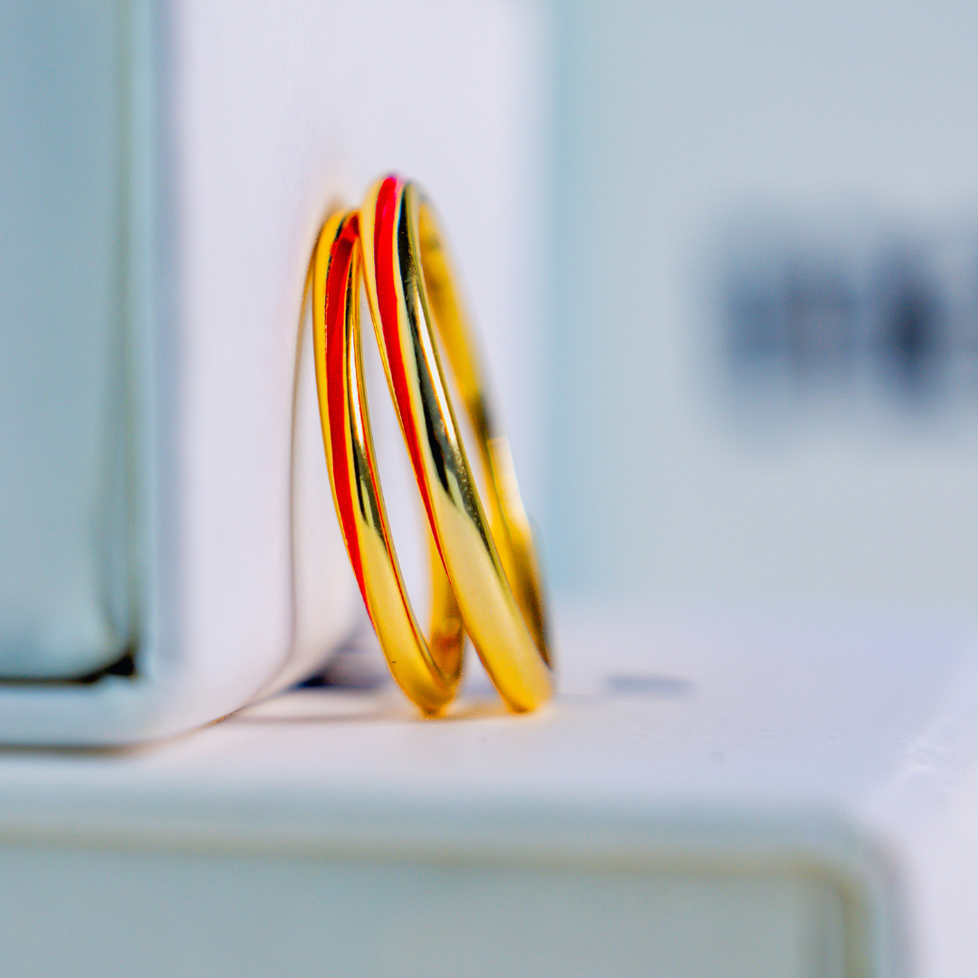 Anello "Filo Rosso Del Destino"